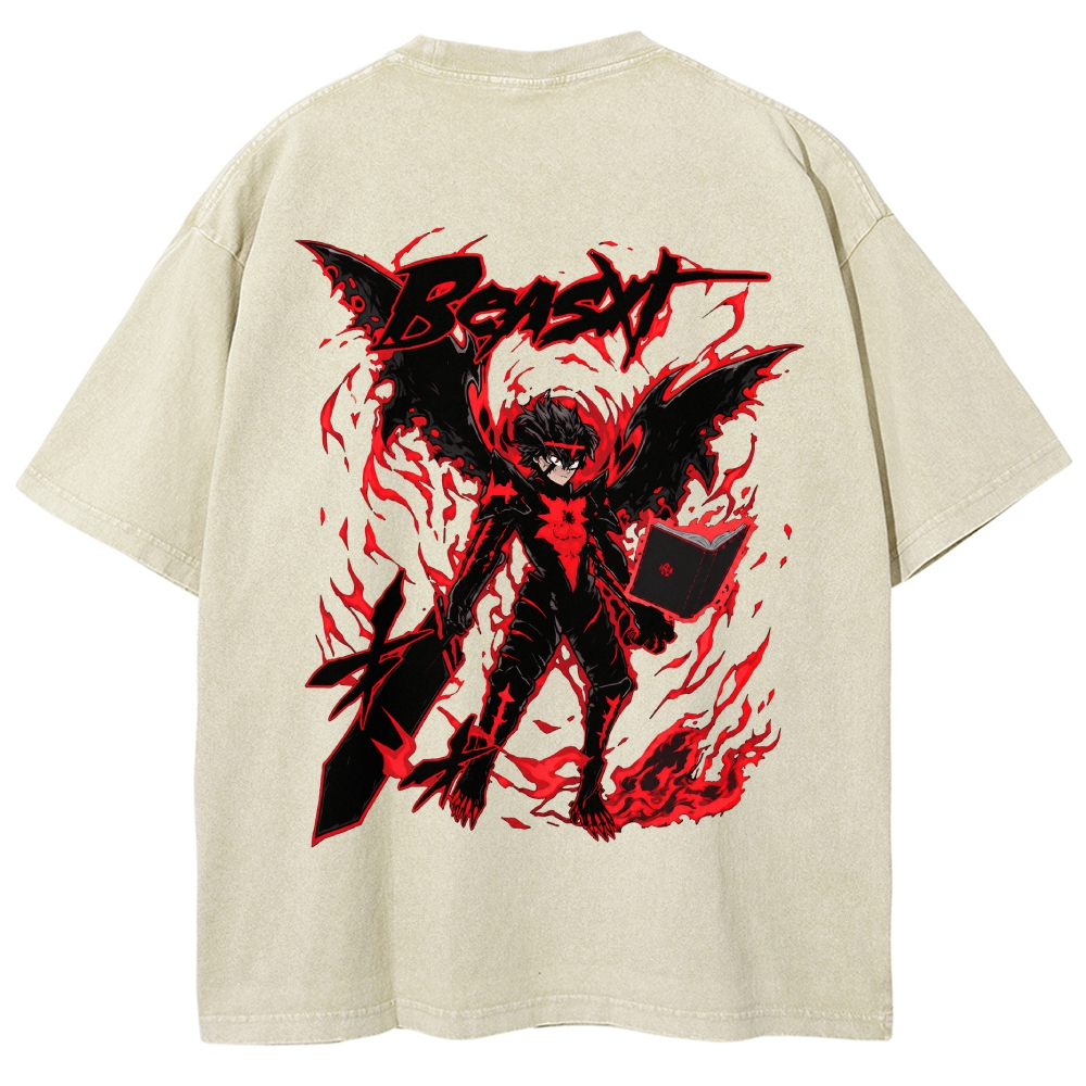 Black Clover Washed T-shirt 2610005143