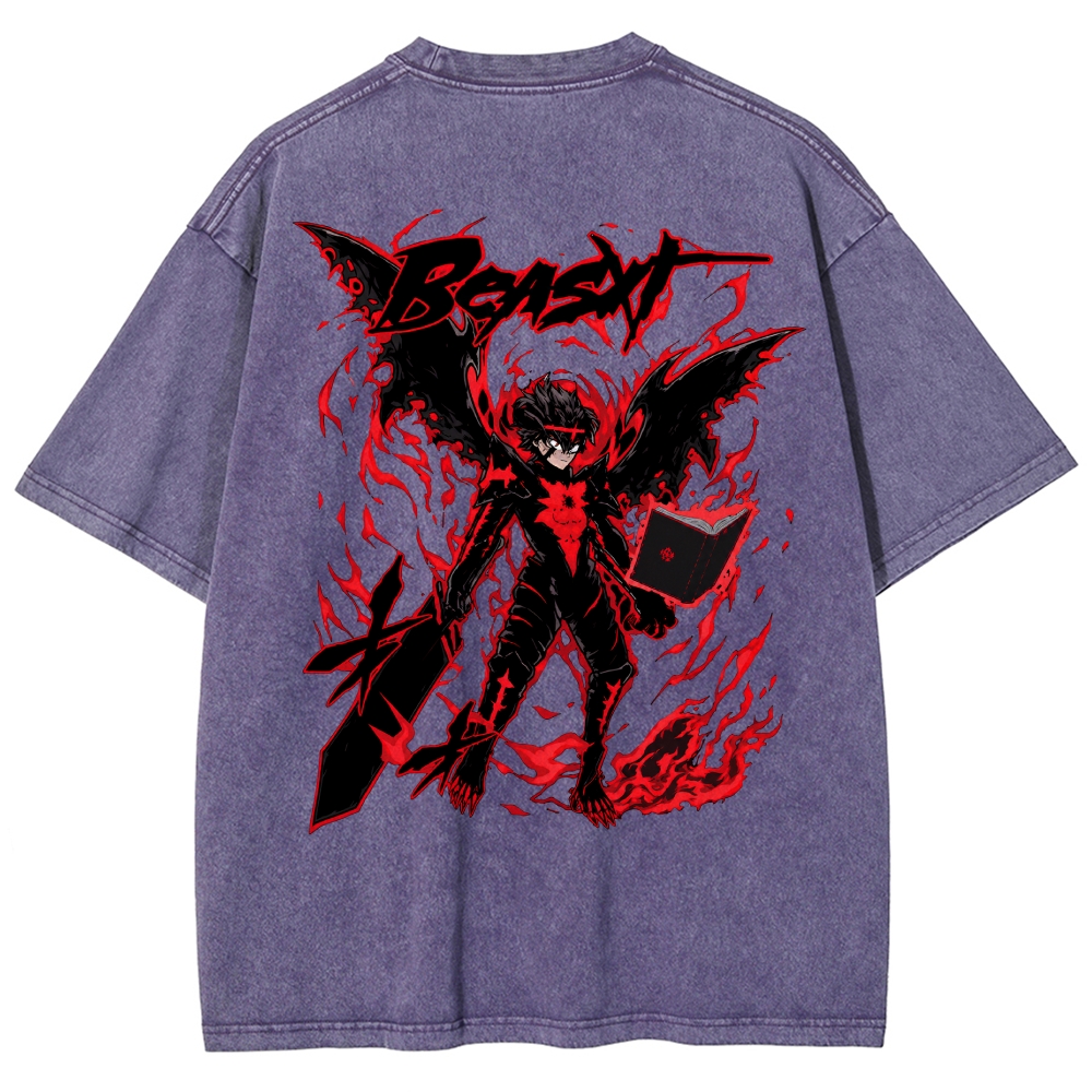 Black Clover Washed T-shirt 2610005143
