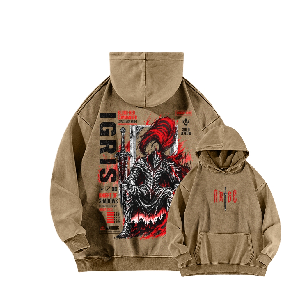 Solo Leveling Unisex washed sweatshirts