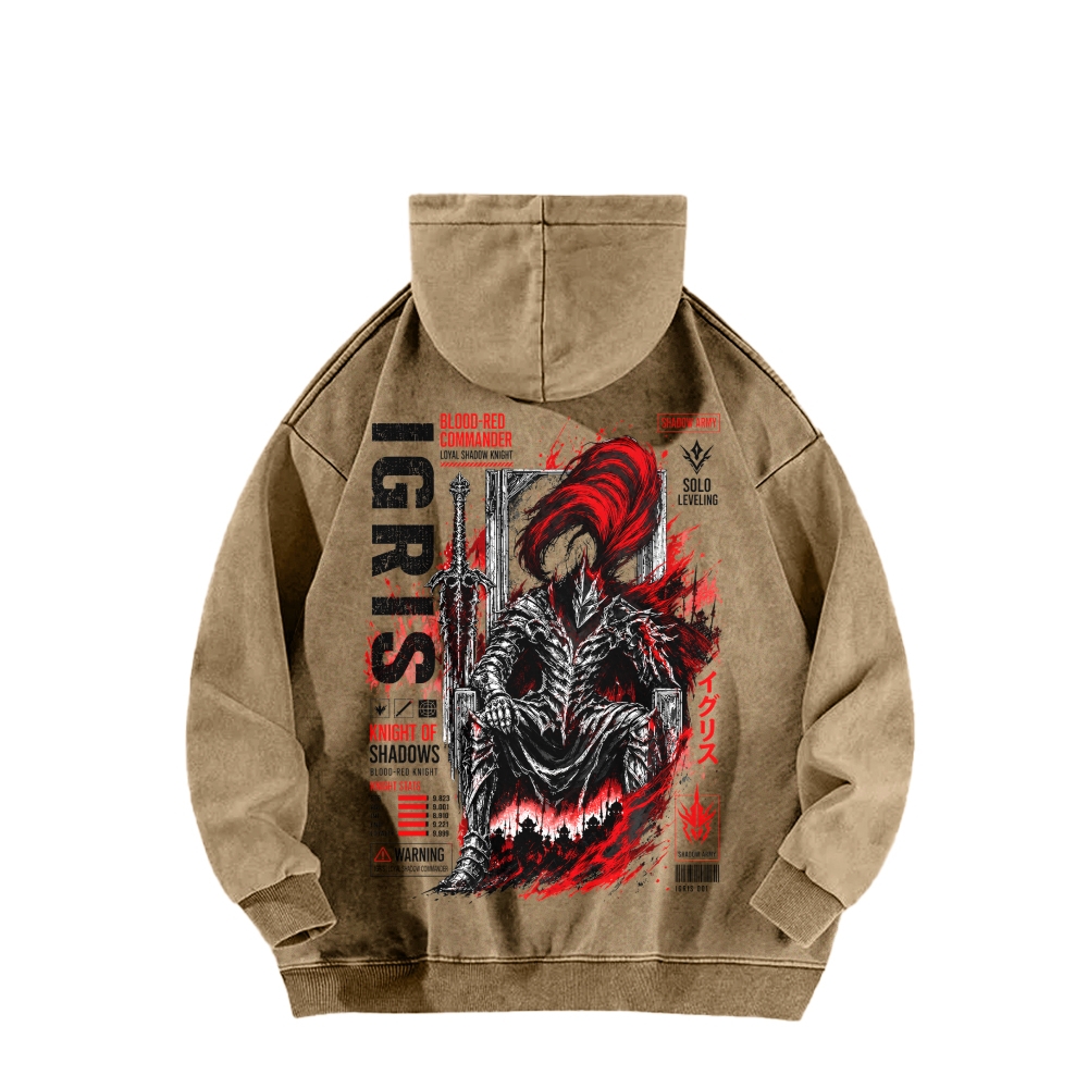 Solo Leveling Unisex washed sweatshirts
