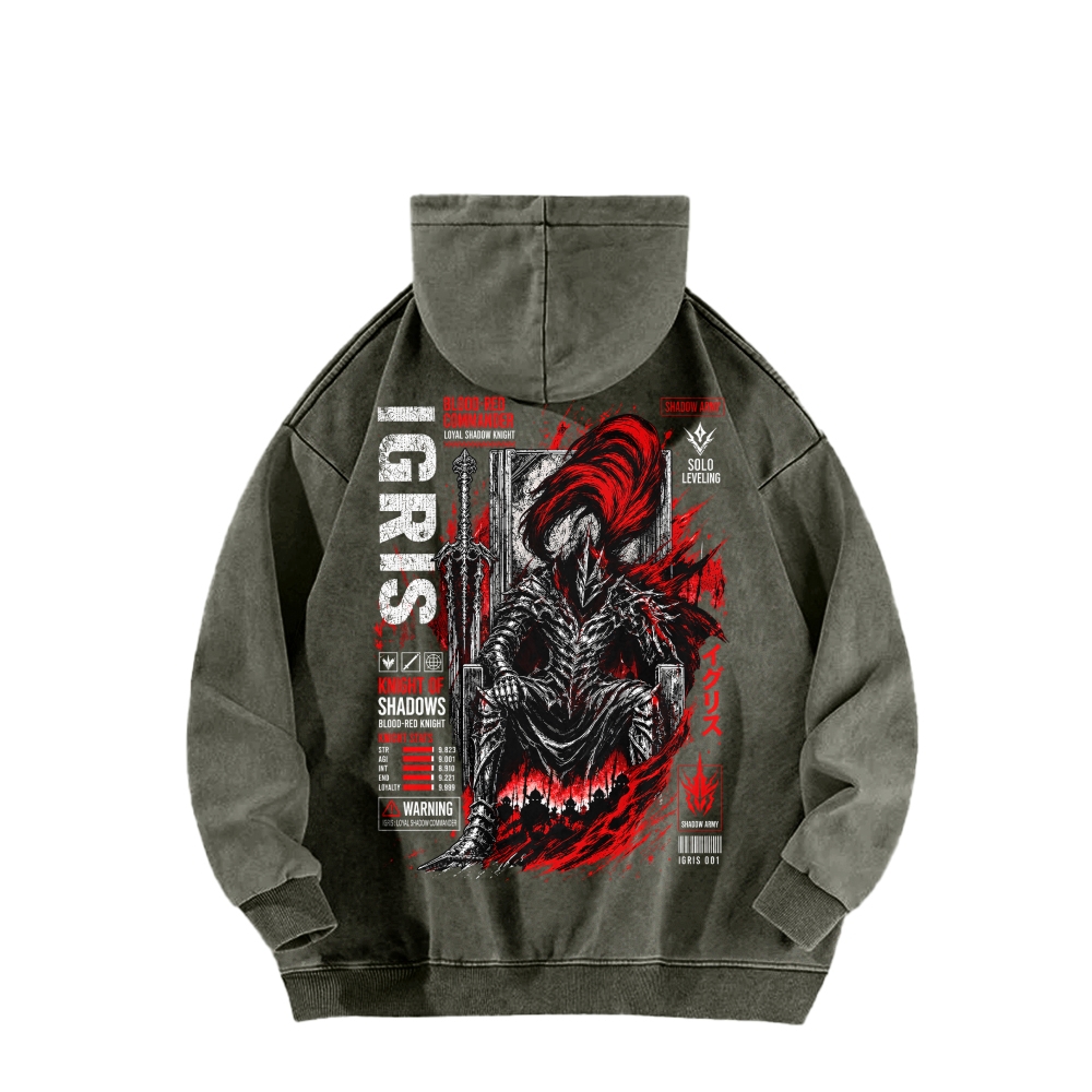 Solo Leveling Unisex washed sweatshirts