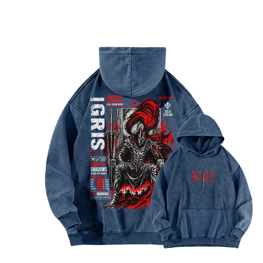 Solo Leveling Unisex washed sweatshirts