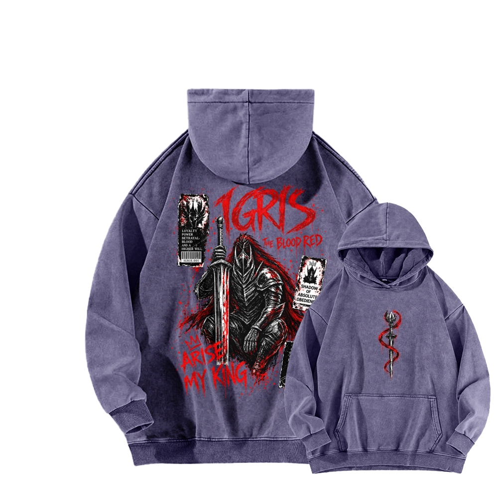 Solo Leveling Unisex washed sweatshirts