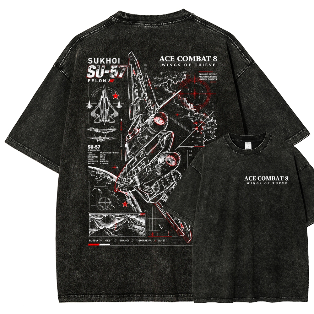 Ace Combat 8 Washed T-shirt 2610009973
