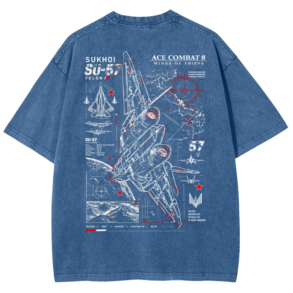 Ace Combat 8 Washed T-shirt 2610009973