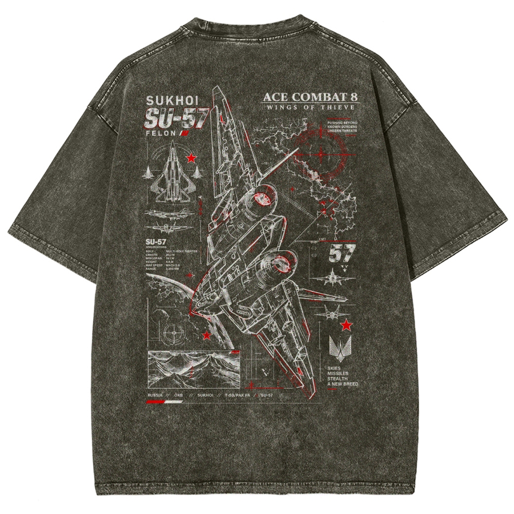 Ace Combat 8 Washed T-shirt 2610009973