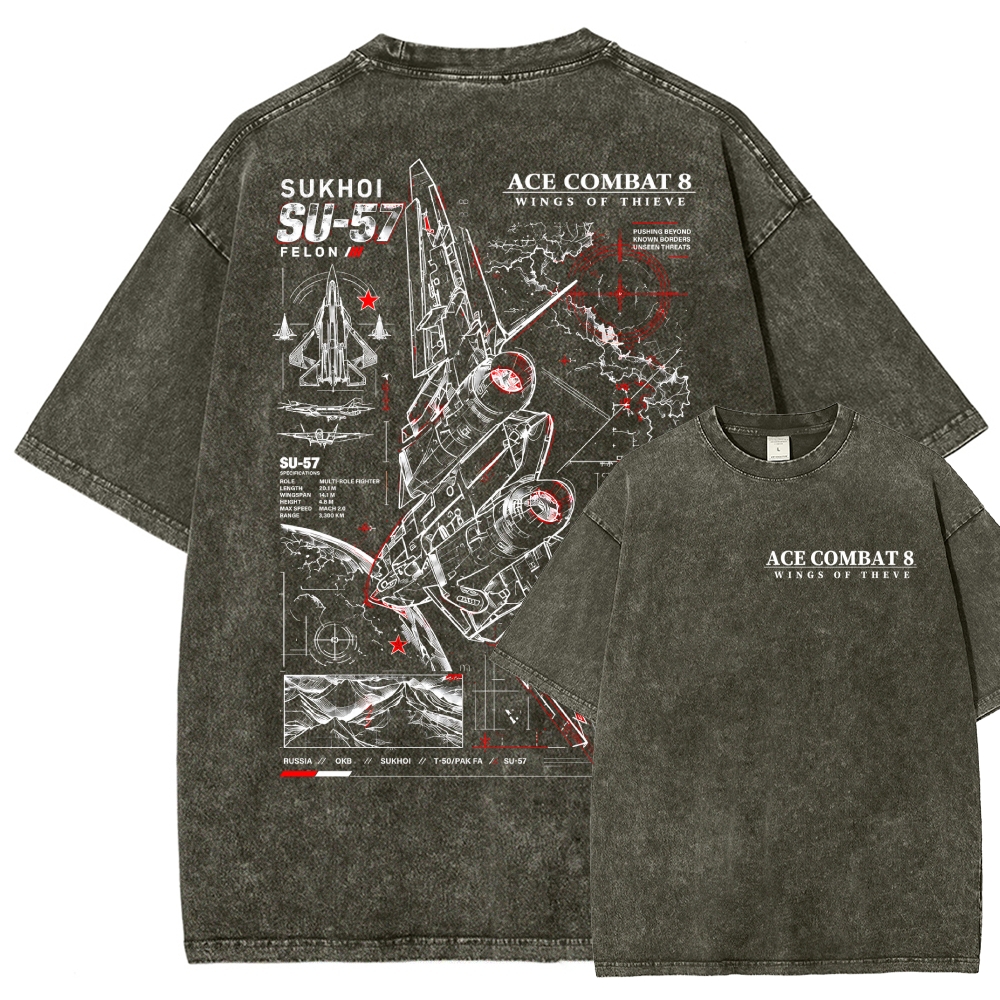 Ace Combat 8 Washed T-shirt 2610009973