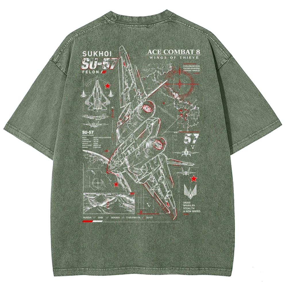 Ace Combat 8 Washed T-shirt 2610009973