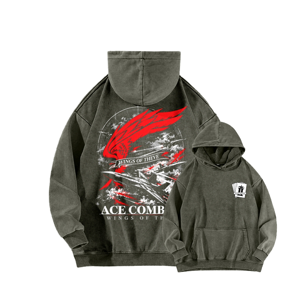 Ace Combat 8 Washed hoodie 2610009975