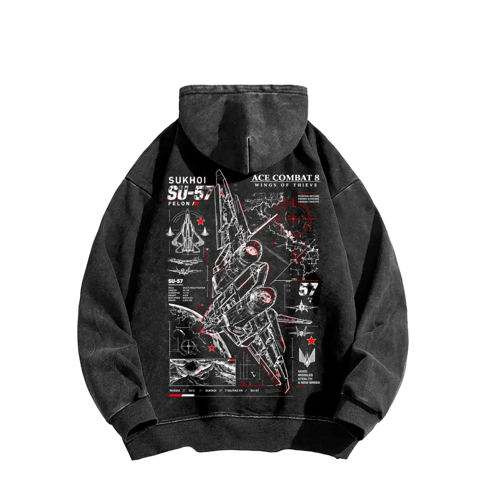 Ace Combat 8 Washed hoodie 2610009977