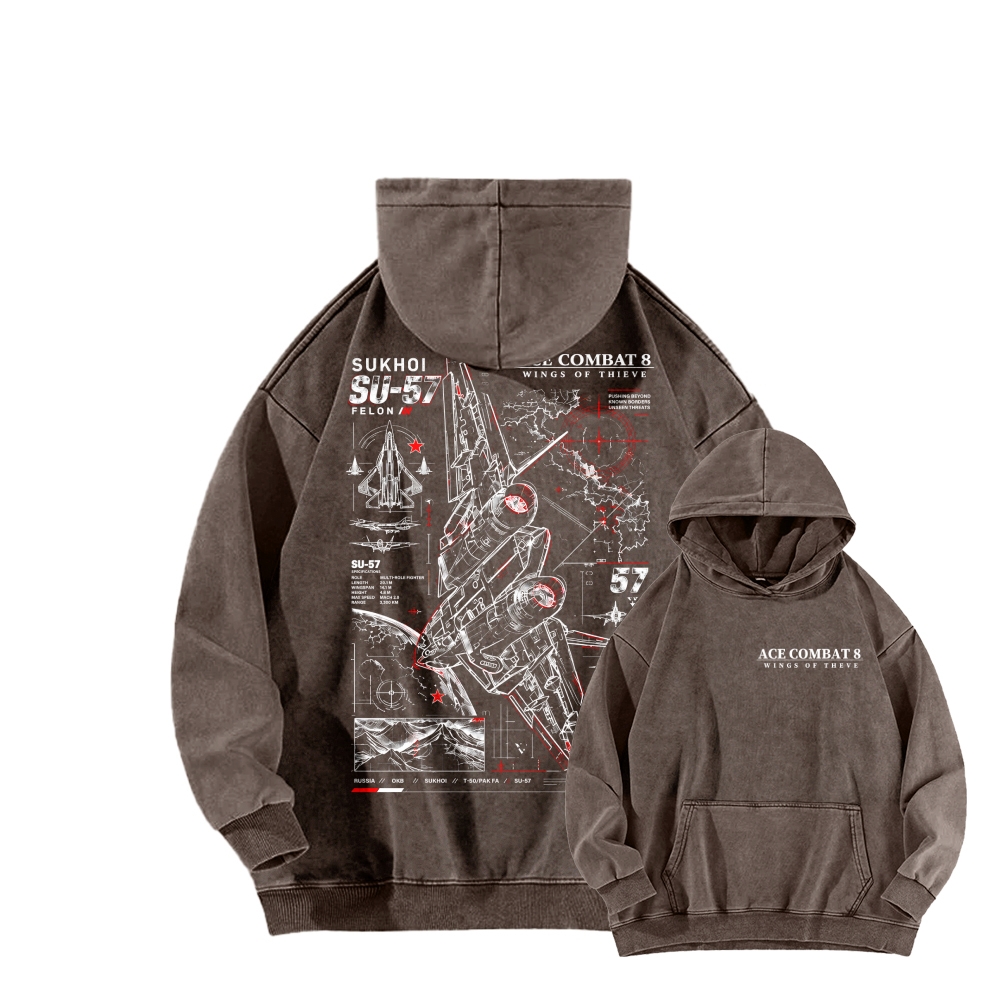 Ace Combat 8 Washed hoodie 2610009977