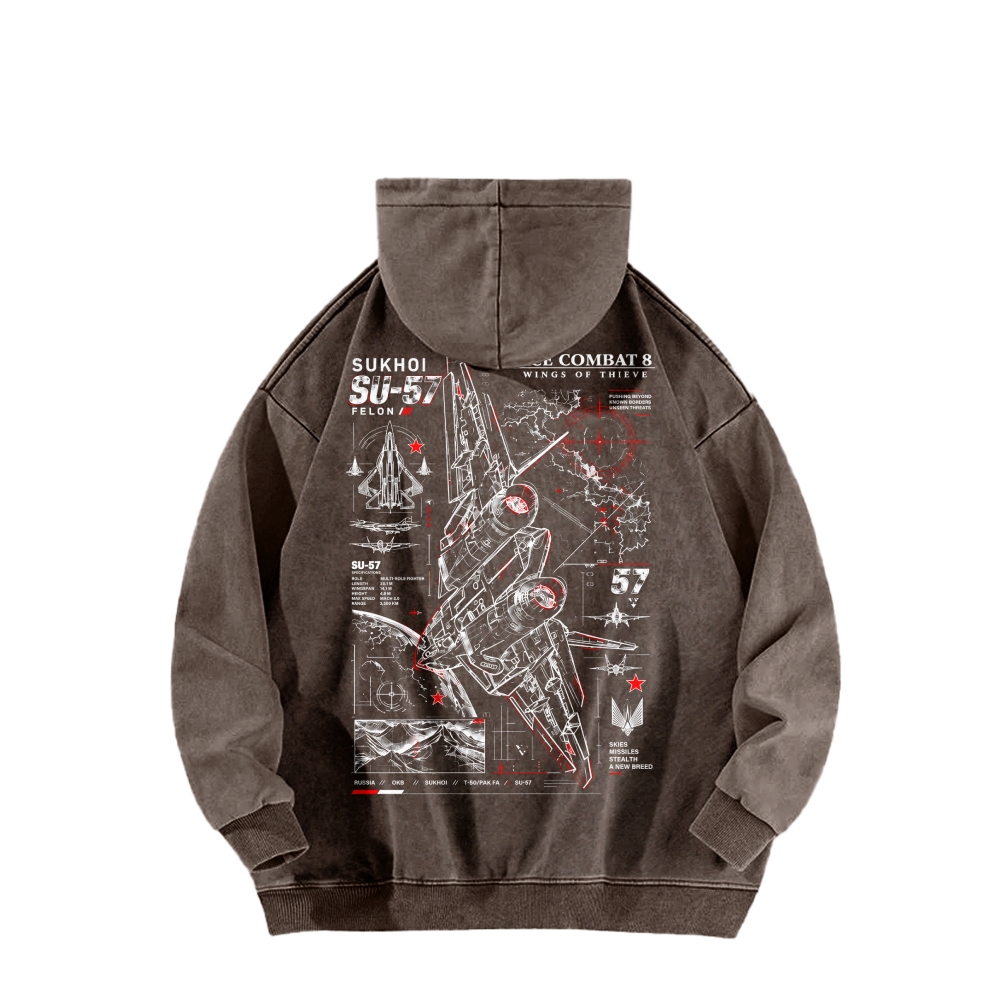 Ace Combat 8 Washed hoodie 2610009977