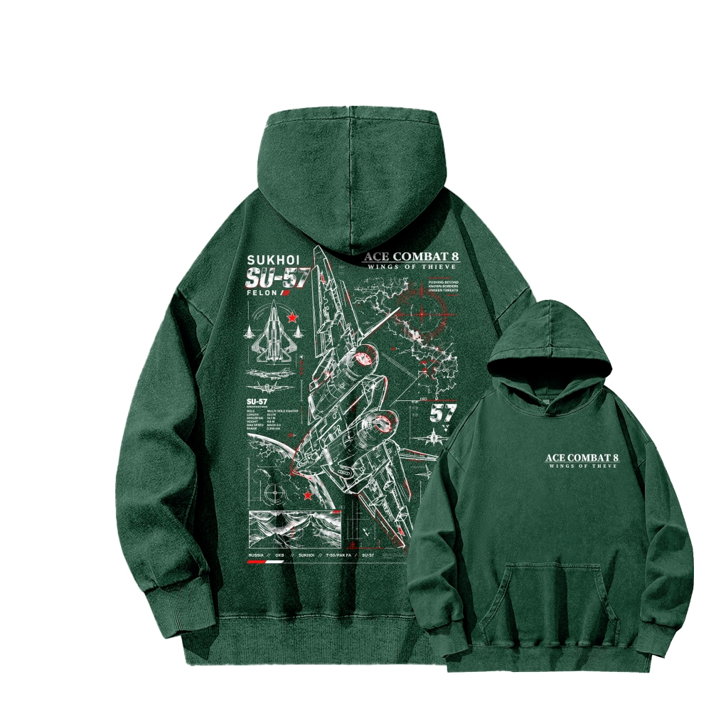 Ace Combat 8 Washed hoodie 2610009977