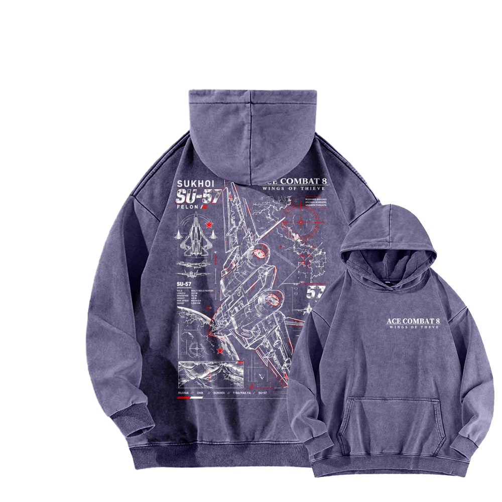 Ace Combat 8 Washed hoodie 2610009977
