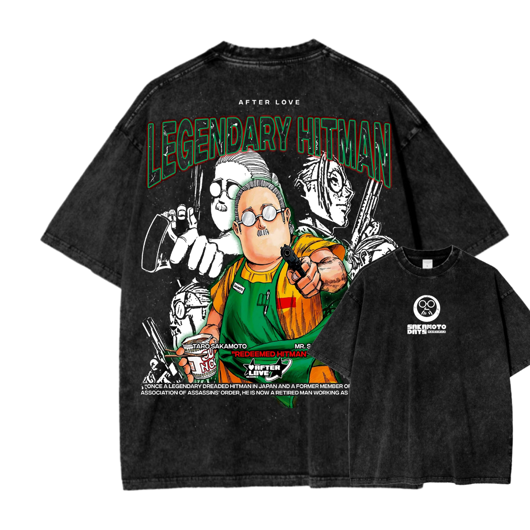 Sakamoto days Unisex Fit Washed T-Shirt 2502009421