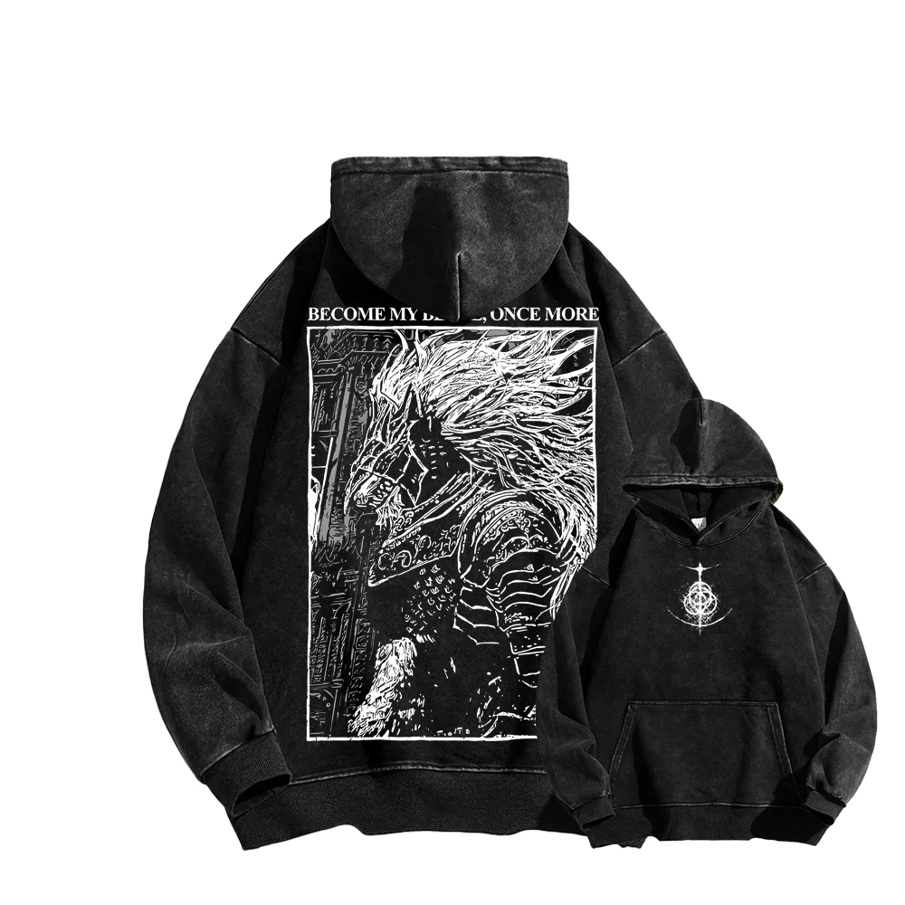 Elden Ring Casual Washed Hoodies 2506023739