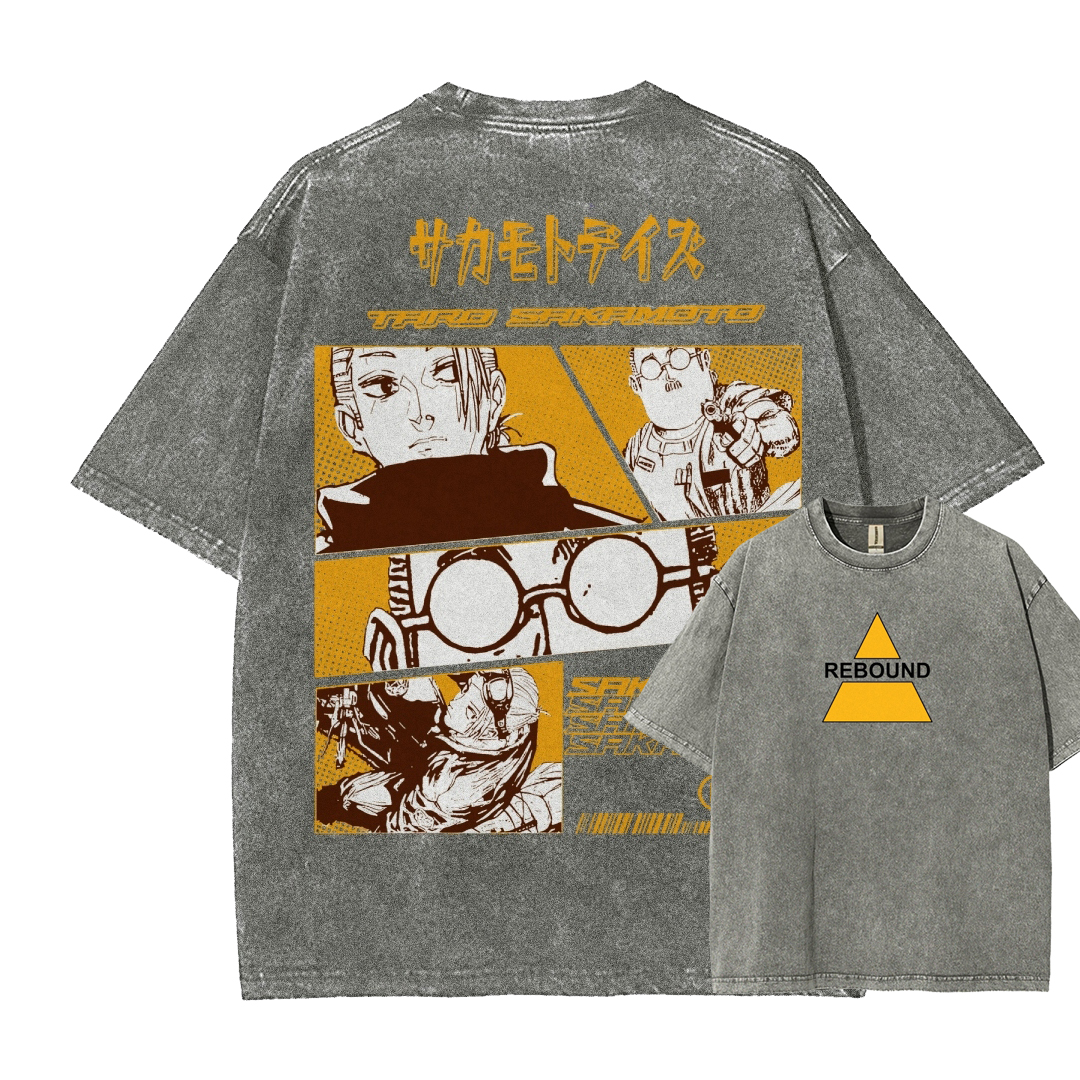 Sakamoto days Unisex Fit Washed T-Shirt 2502009432