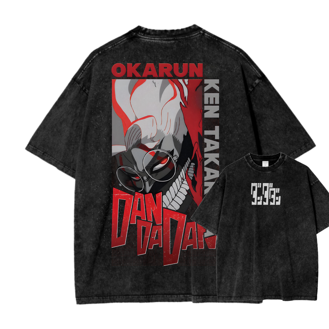 Dandadan Unisex Fit Washed T-Shirt 2506008230