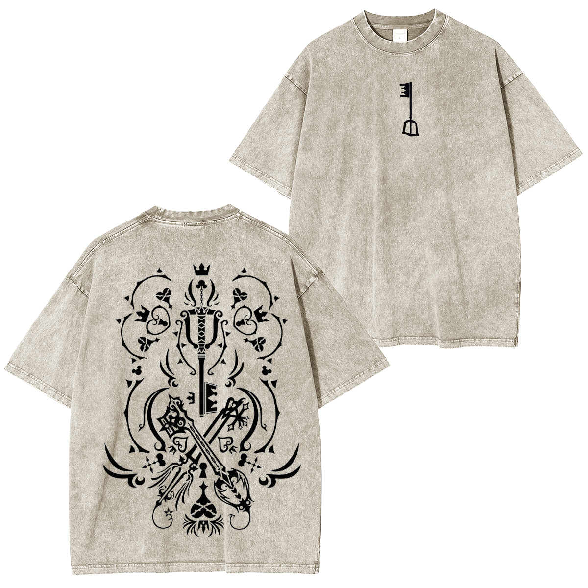 Kingdom Hearts Vintage Washed T-shirt/Crewneck/Hoodie