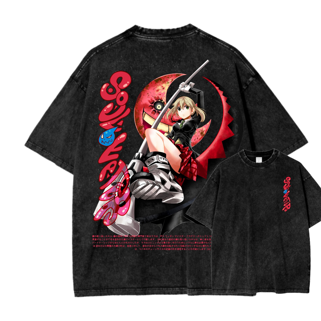  Soul Eater Unisex Fit Washed T-Shirt 2502010275