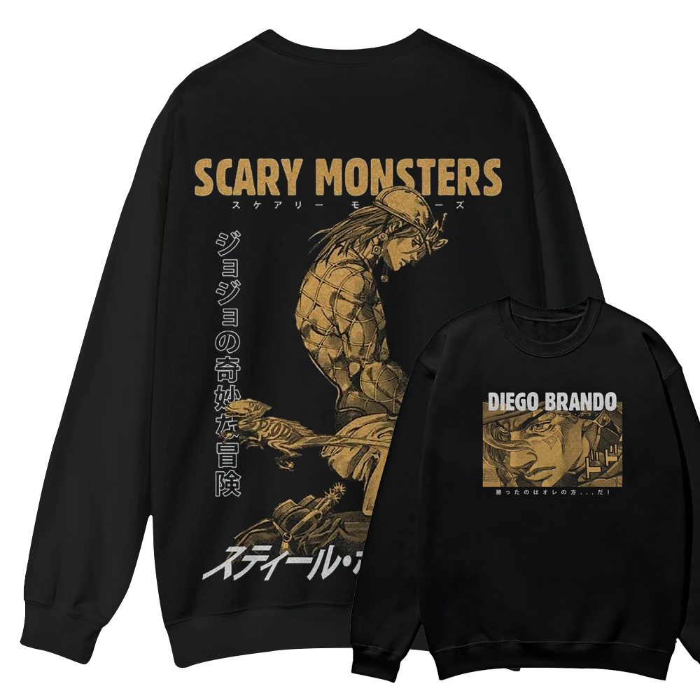 Jojo's Bizarre Adventure Casual Crewneck Sweatshirt 2506023659