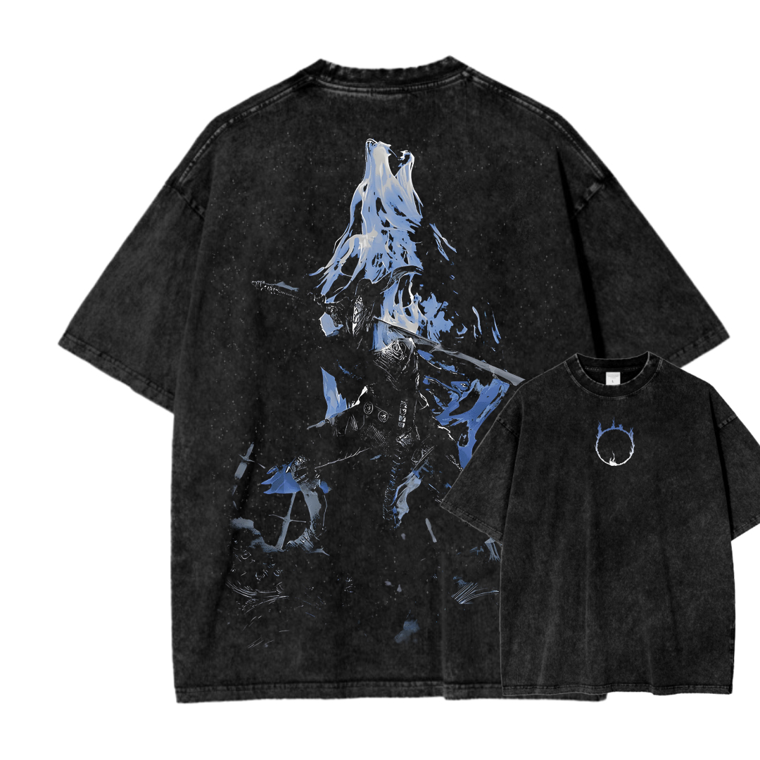 DARK SOULS Unisex Fit Washed T-Shirt 2502011019