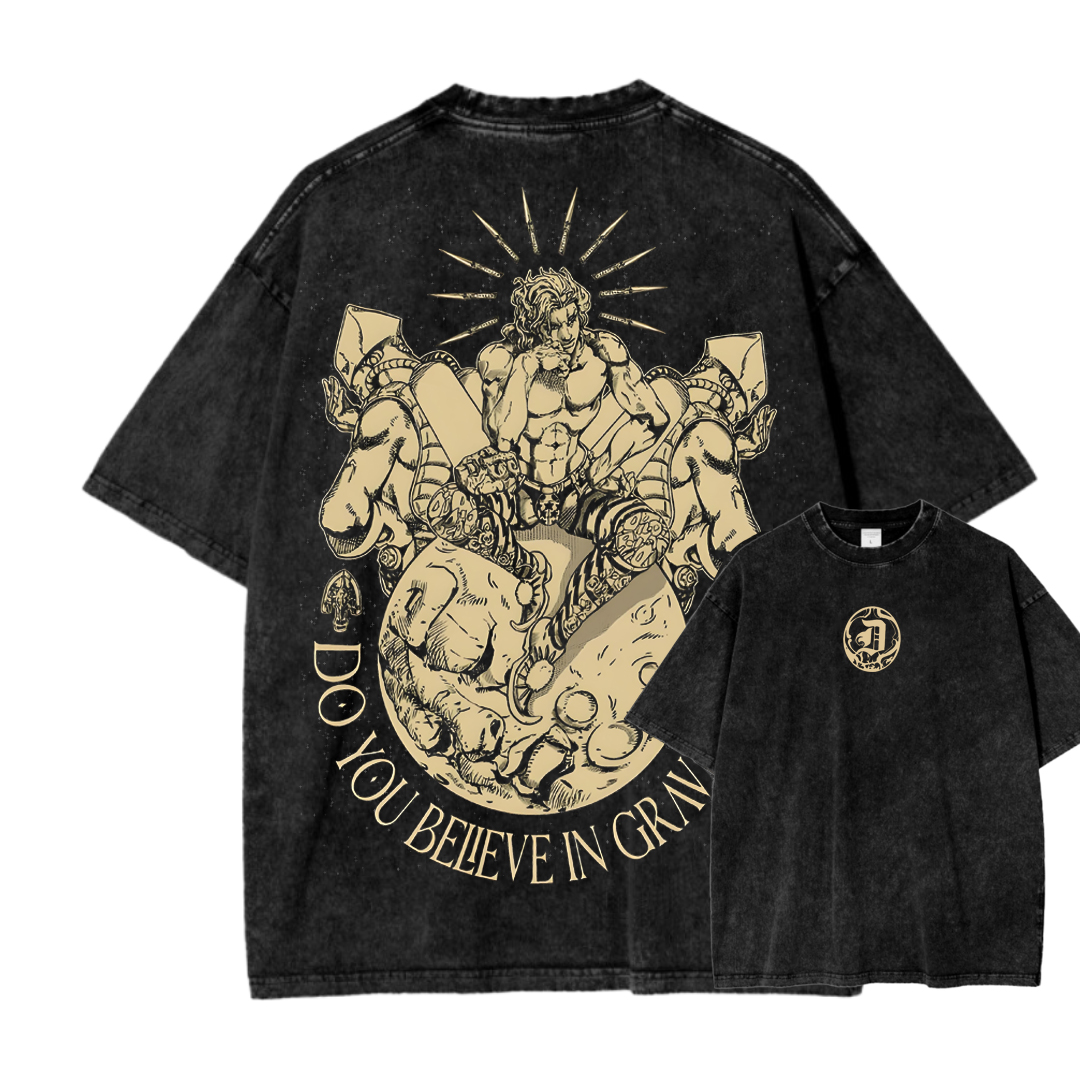 Jojo's Bizarre Adventure Unisex Fit Washed T-Shirt 2505008429