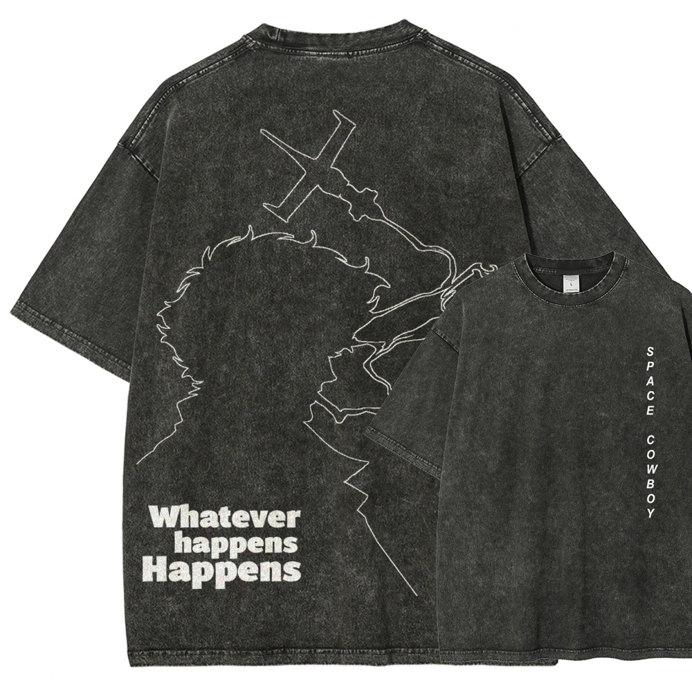  Cowboy Bebop Unisex Fit Washed T-Shirt 2501009729