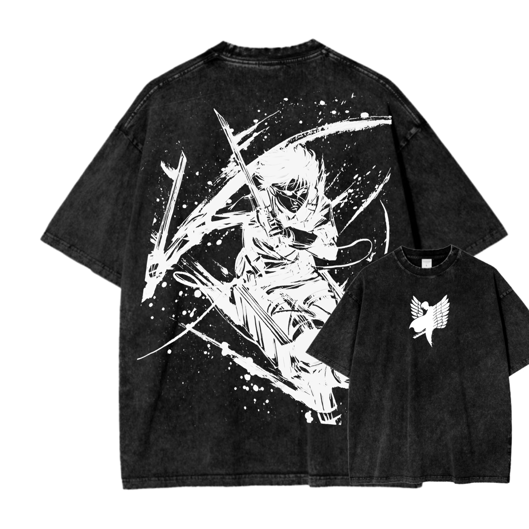 Attack on Titan Unisex Fit Washed T-Shirt 2503010150