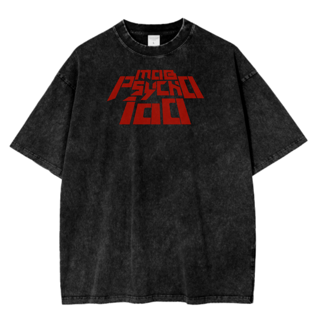 MOB PSYCHO 100 XI ACID WASH TEE