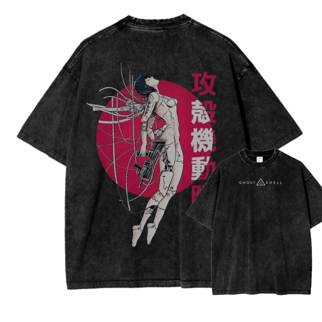 Ghost in the Shell Unisex Fit Washed T-Shirt 2507032305