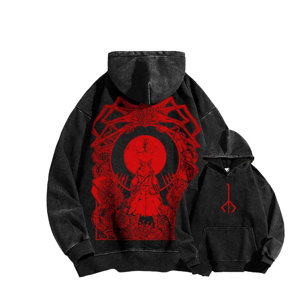 Casual Washed Hoodie 2507012083