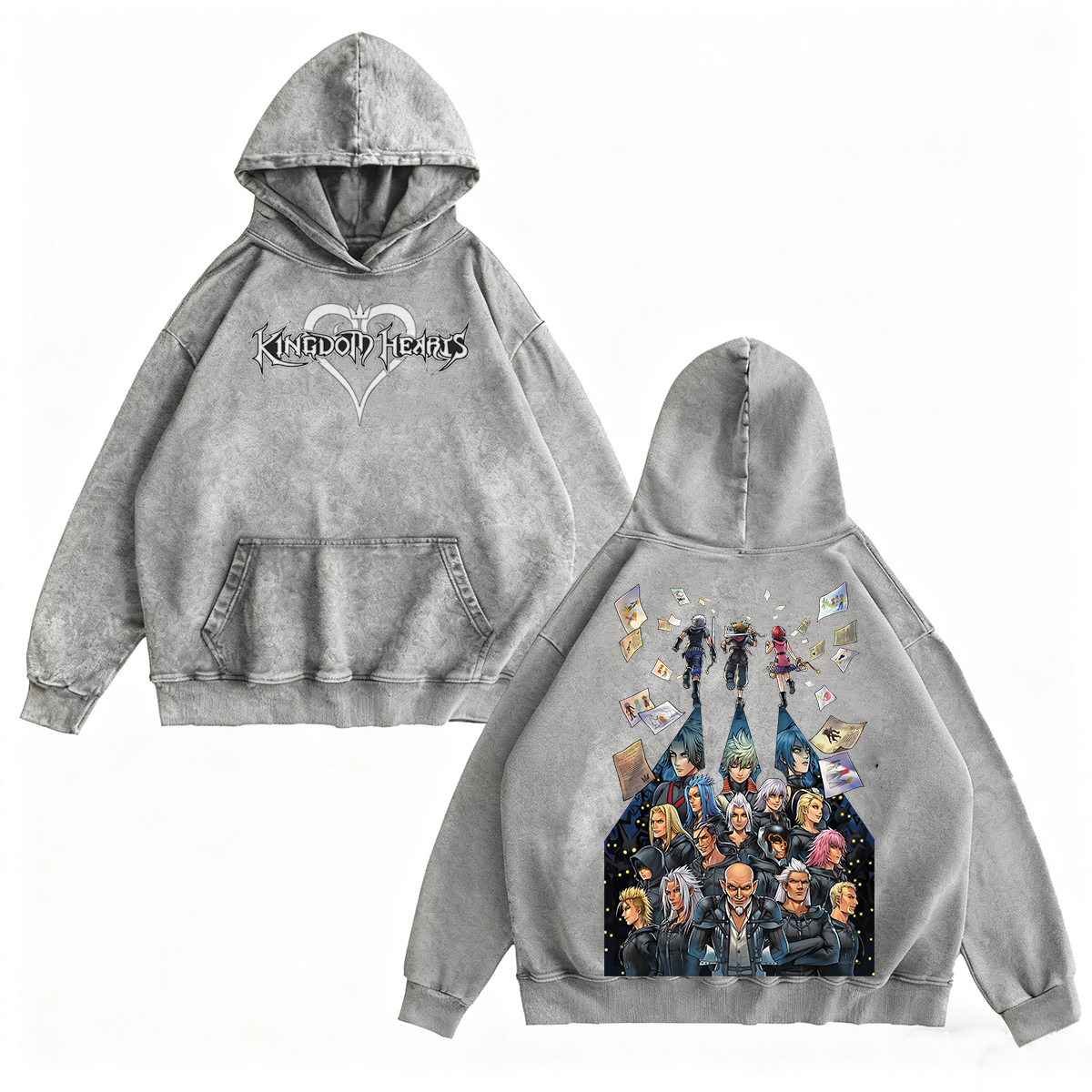 Kingdom Hearts Washed T-shirt/Hoodie