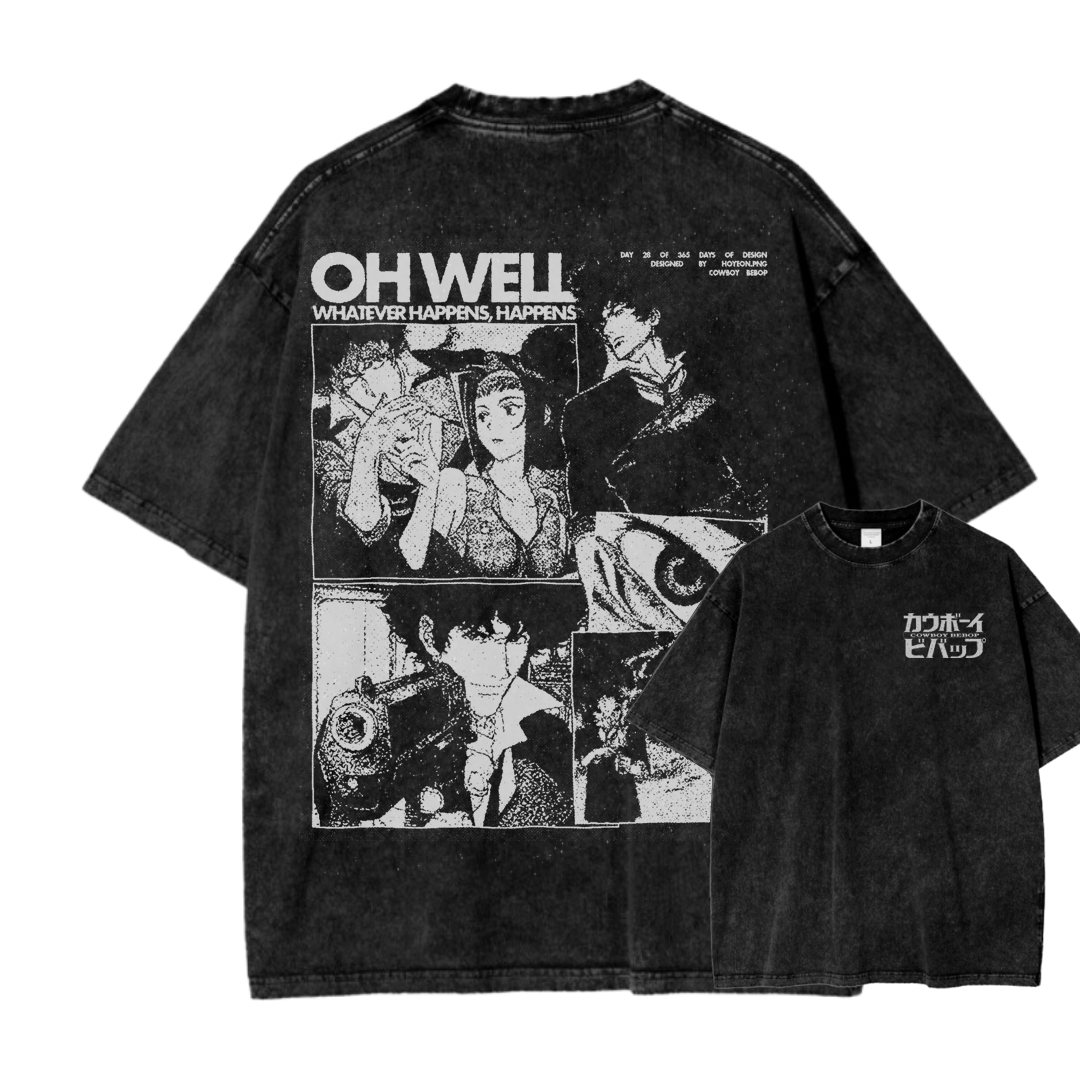 Cowboy Bebop Unisex Fit Washed T-Shirt