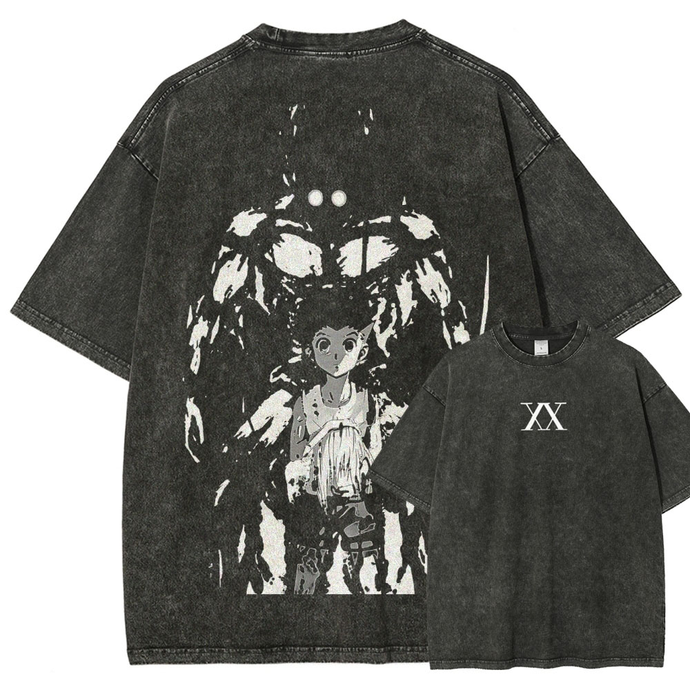 Gon Freecss Hunter X Hunter Unisex Fit Washed T-Shirt 2502003886