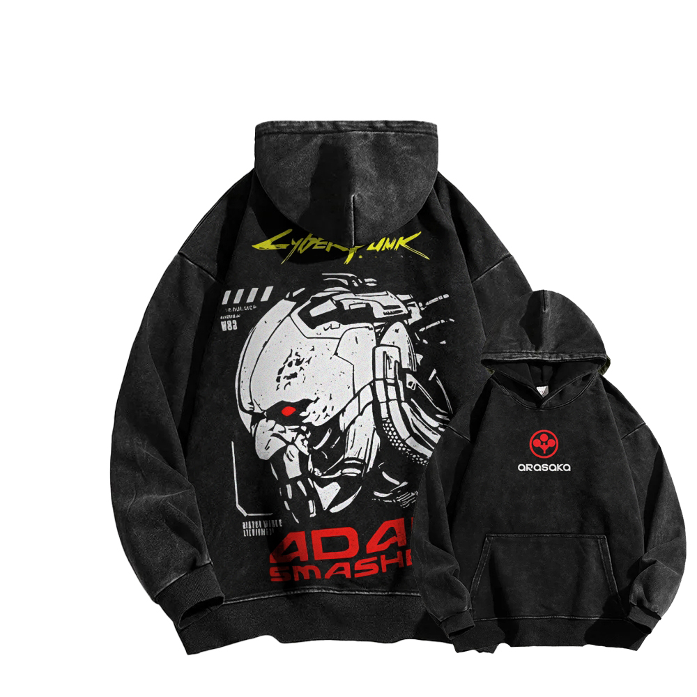 Casual Washed Hoodie 2508010861