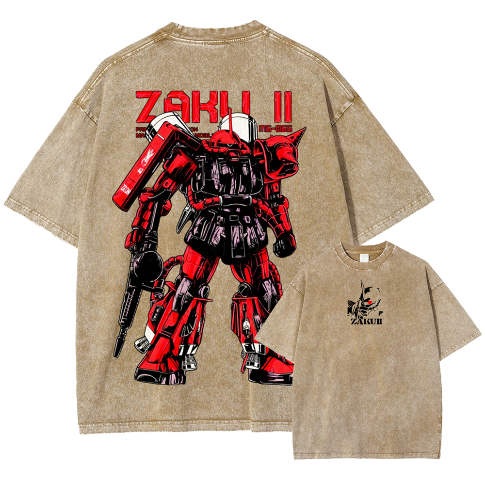 Gundam Vintage Unisex Fit Washed T-Shirt 2506003887
