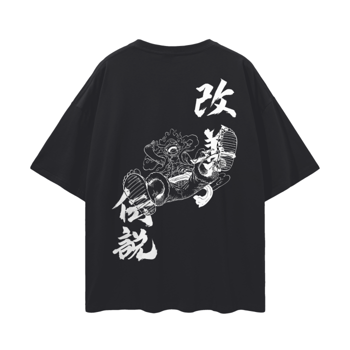 Luffy Gear 5 Streetwear Shirt Black