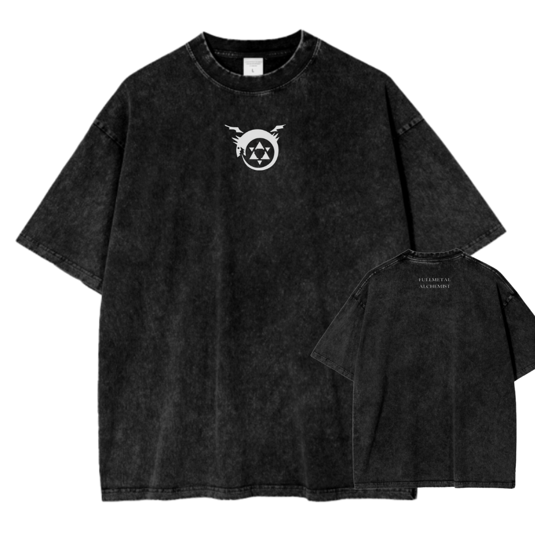 FULL METAL ALCHEMIST IV ACID WASH TEE