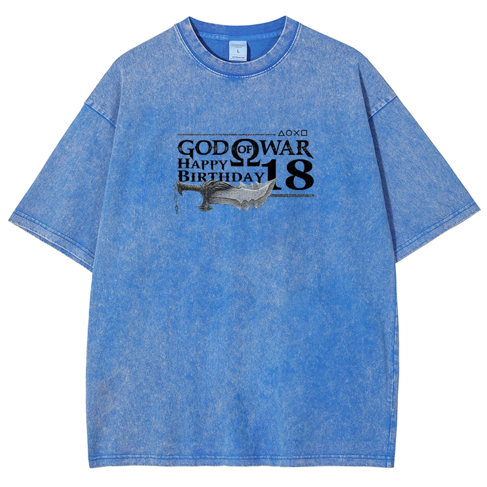 God of War Washed T-shirt 2607014318