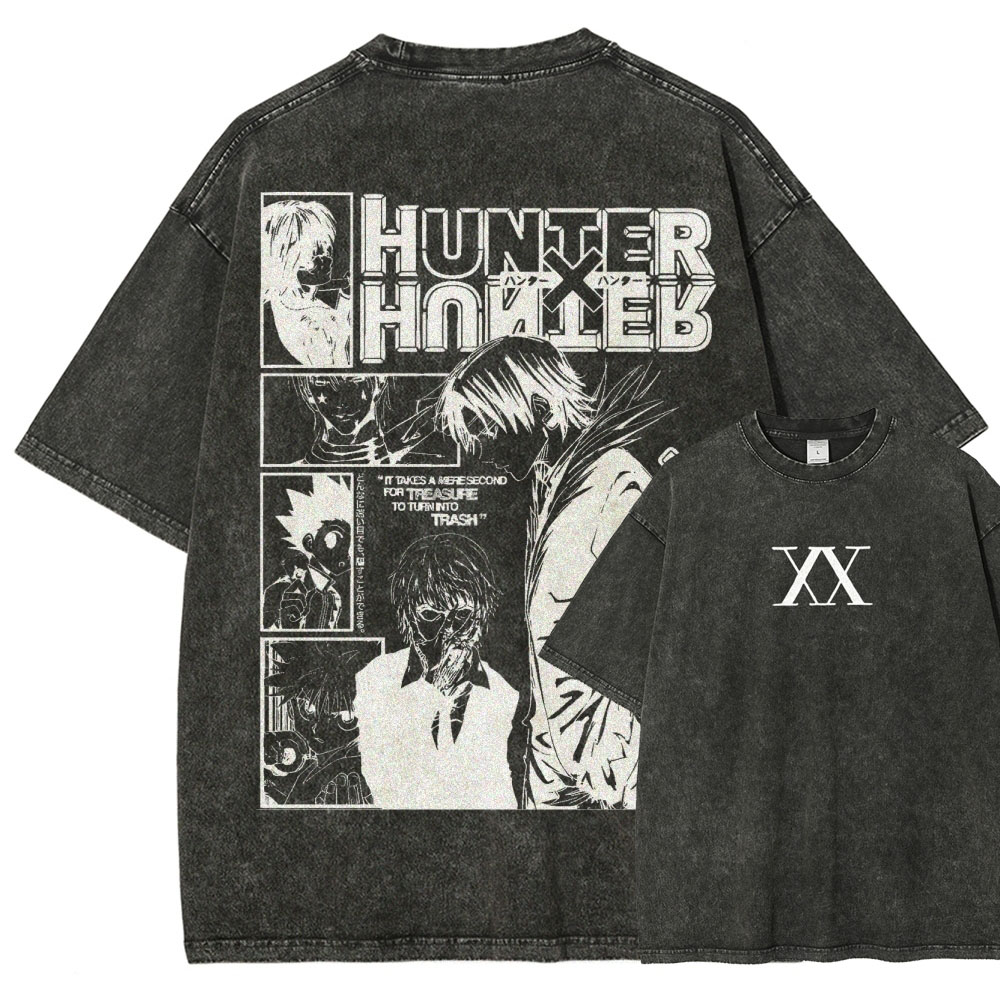 HunterxHunter Unisex Fit Washed T-Shirt 2502004490