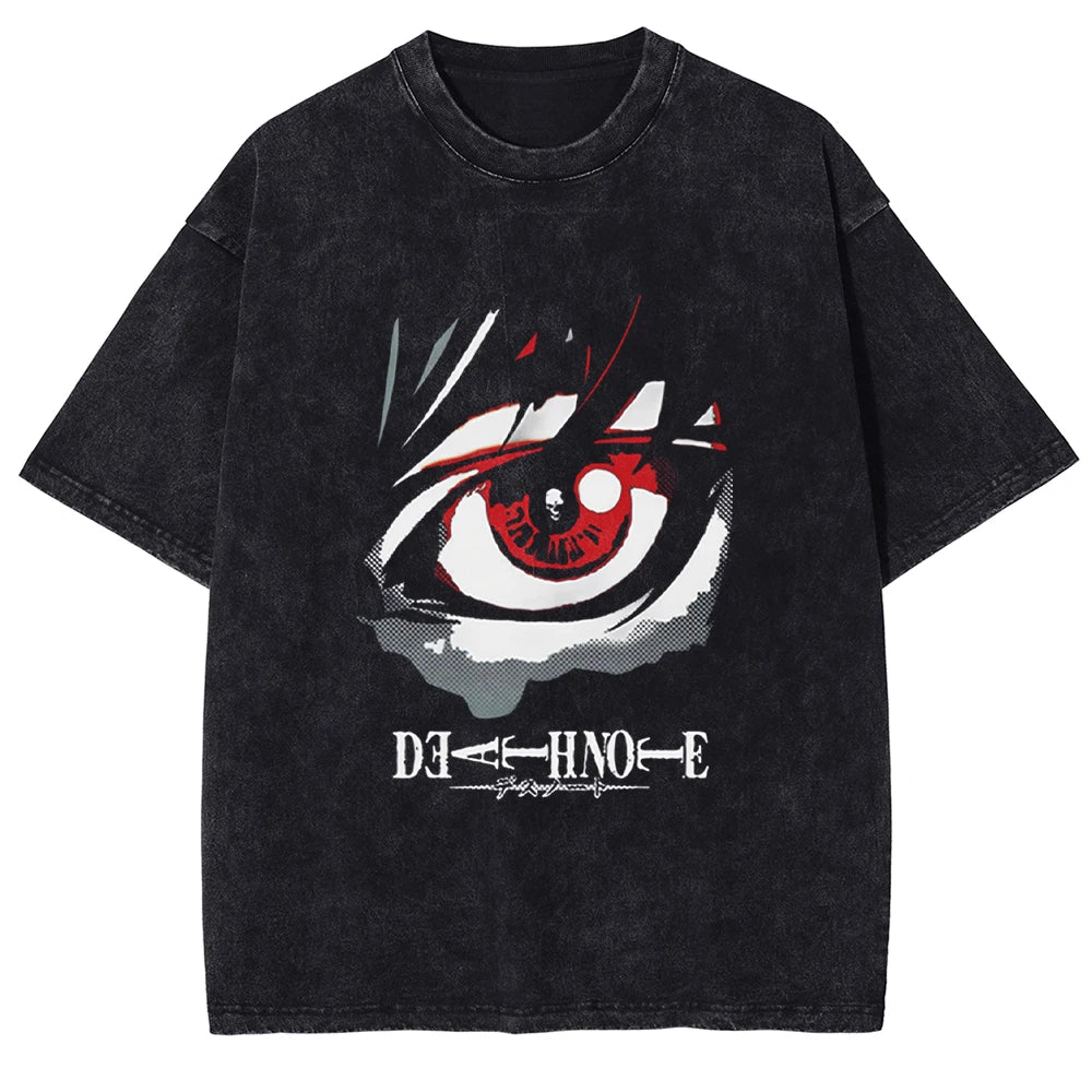 Death Note Light's Eye Oversized Vintage Shirt