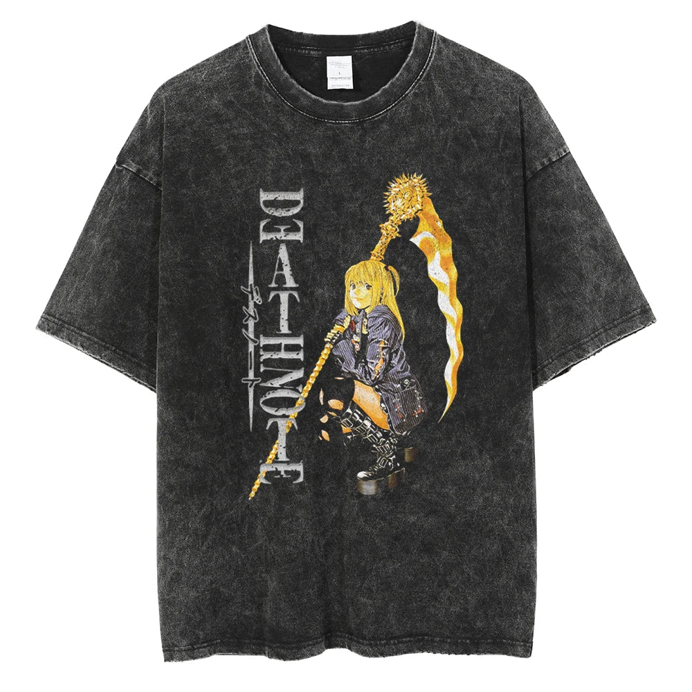 Death Note Misa Fatal Attraction Oversized Vintage T-Shirt