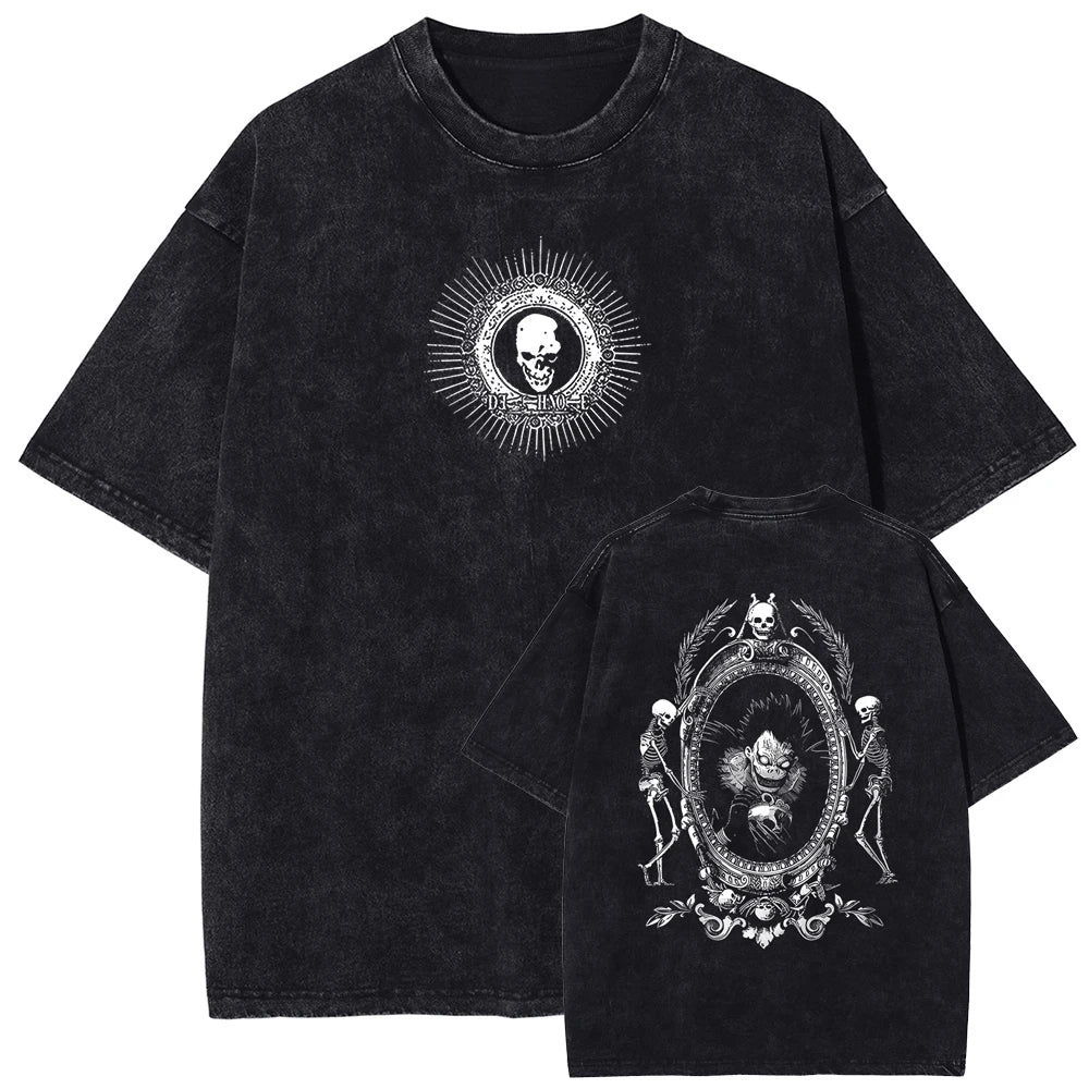 Death Note Ryuk's Mirror Oversized Vintage Shirt