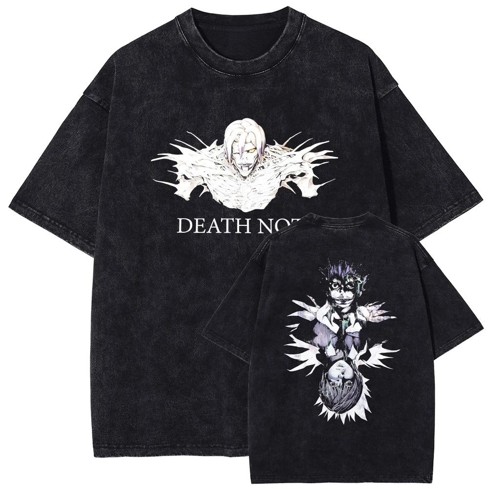 Death Note Shinigami Duo Oversized Vintage Shirt