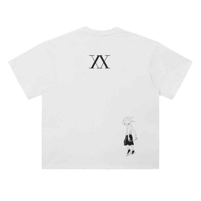 Killua Streetwear Shirt White Heavy Weight