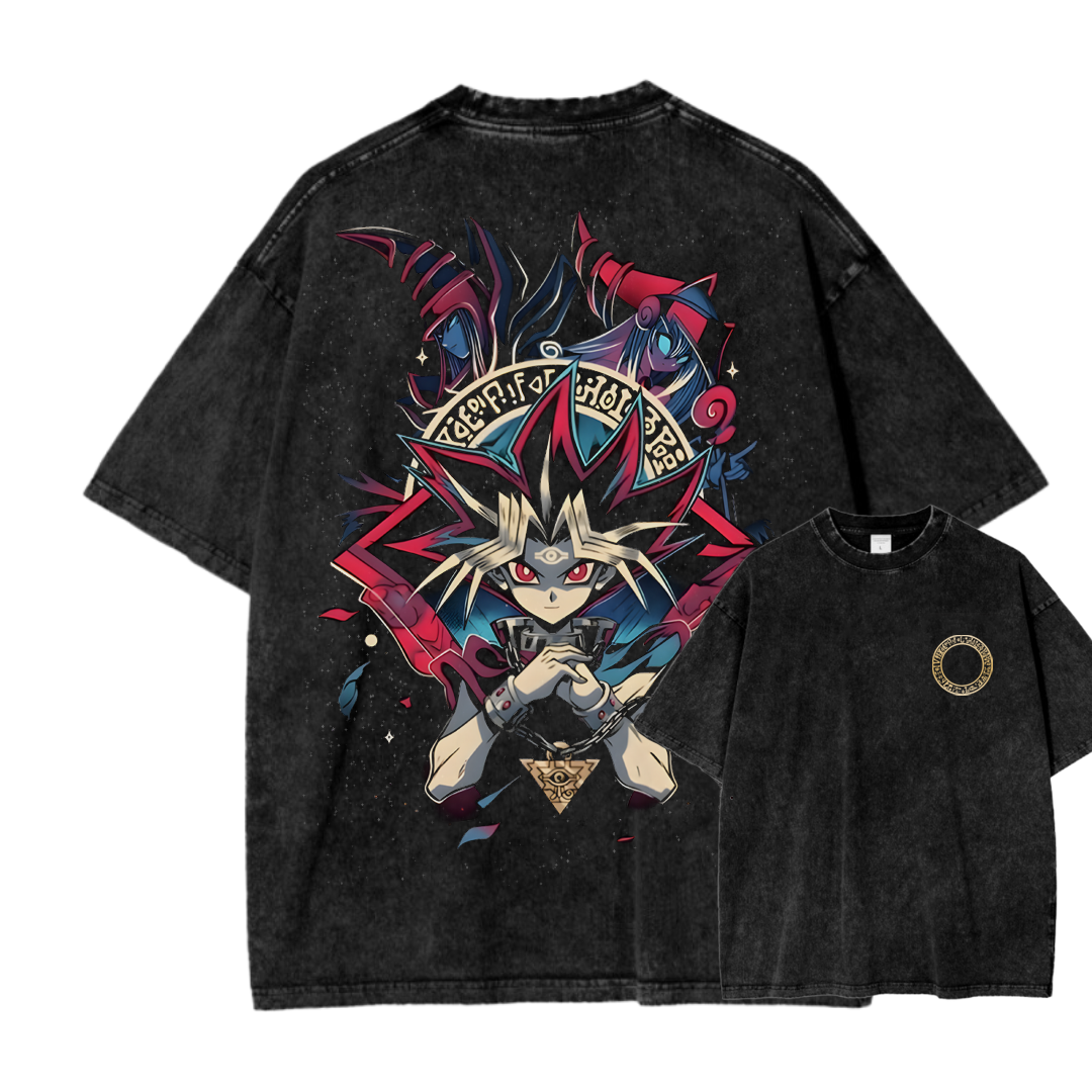Yu-Gi-Oh! Dark Magician Unisex Fit Washed T-Shirt