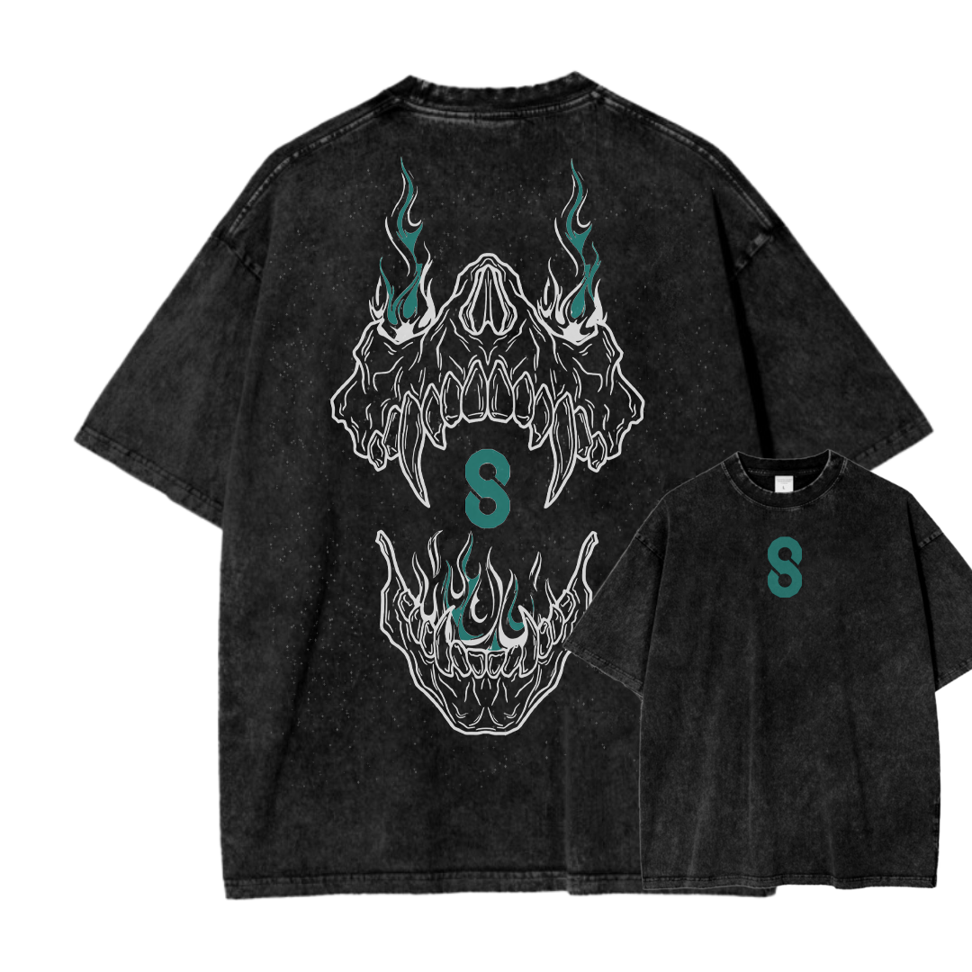 Kaiju No.8 Vintage Unisex Fit Washed T-Shirt 2505016595