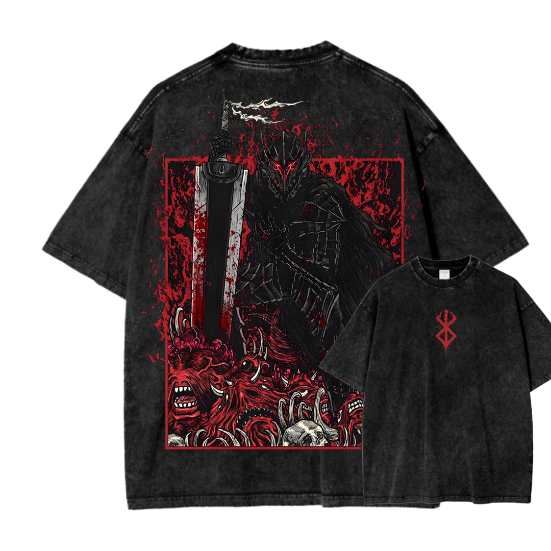 Blood borne Unisex Fit Washed T-Shirt 2505003196