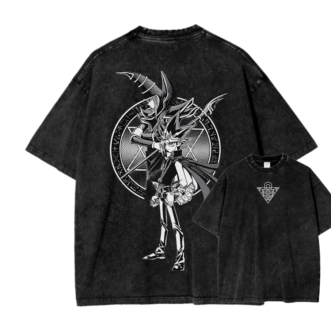 Yu-Gi-Oh! Dark Magician Unisex Fit Washed T-Shirt